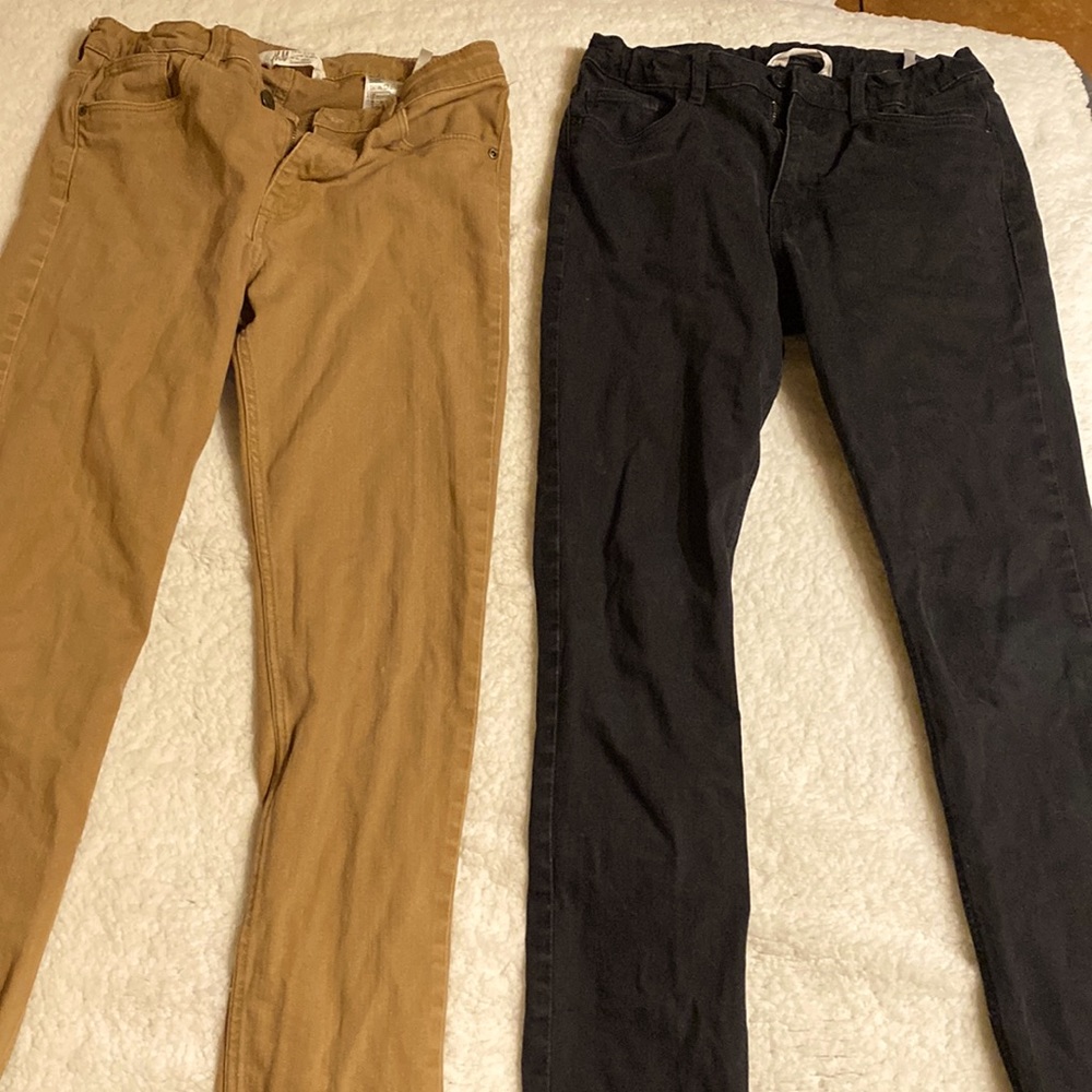 2 H&M jeans size 13-14 youth